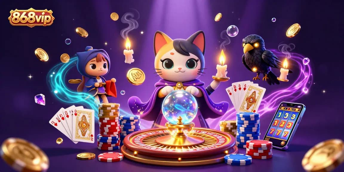 Immerse in 868vip’s vibrant casino world with mystical characters, winning animations, and exciting game elements.