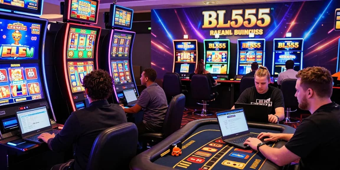 Players enjoying diverse games on BL555's vibrant online casino platform, highlighting interactive gaming experience.