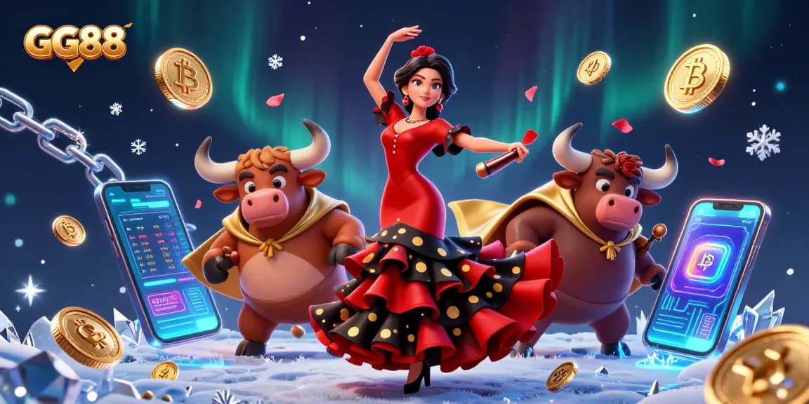 Experience thrilling gameplay at GG88 with vibrant casino elements and a unique artistic touch.
