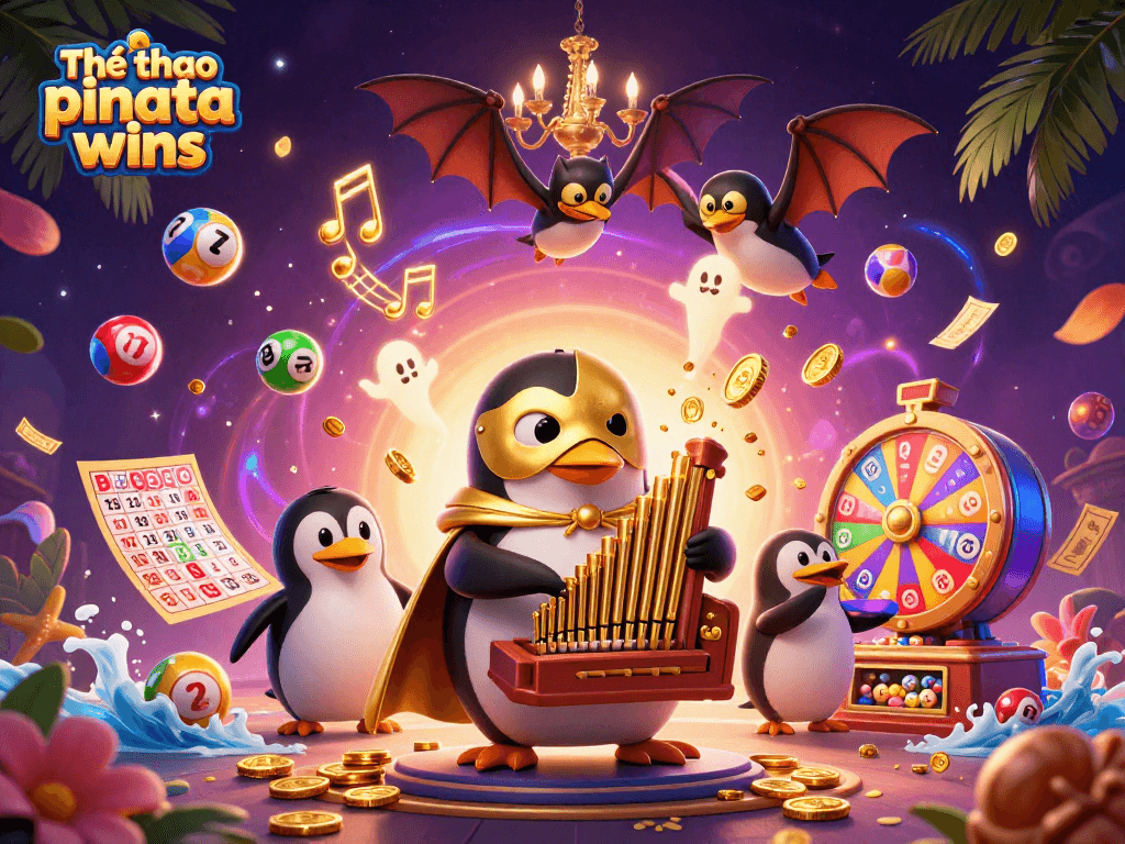 Spin to win in Thể thao pinata wins, combining vibrant visuals with dynamic gameplay in a 3D casino scene.