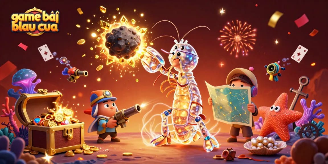 Engage in the excitement of game bài bầu cua with dazzling 3D visuals and vibrant underwater treasures.