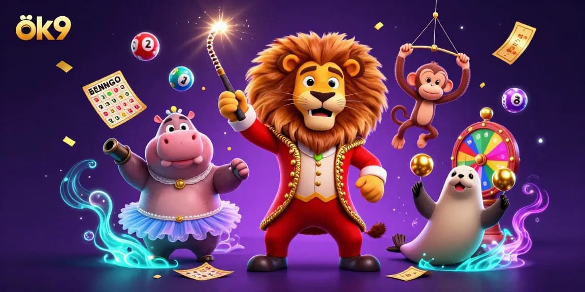Engage with exciting games at ok9 featuring colorful characters in a dynamic casino setting.