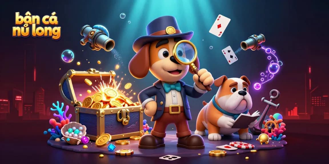 Engage with thrilling bắn cá ngũ long action featuring a detective and his companion discovering treasure.
