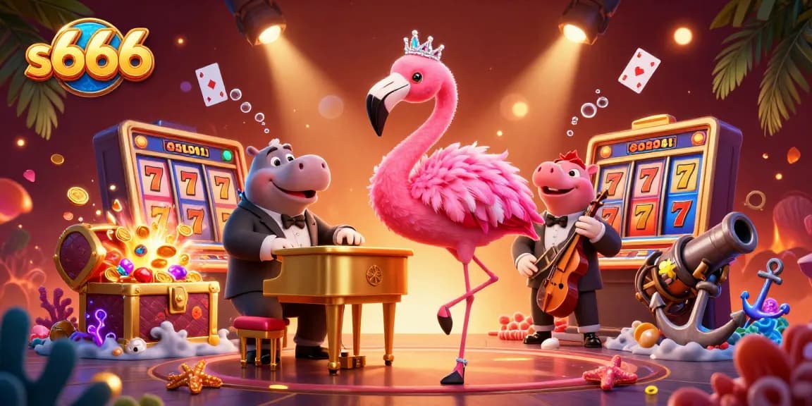 Experience thrilling gameplay at s666 with vibrant 3D casino elements and dynamic characters.