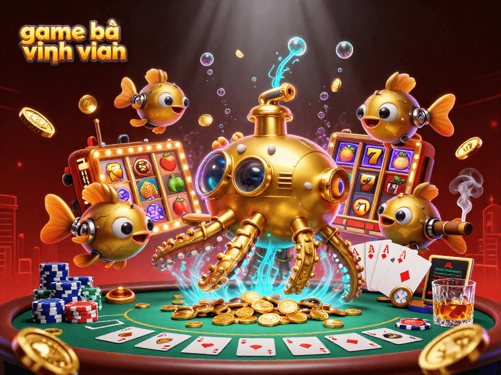 Spin the reels of game bài vĩnh xuân to chase massive jackpots amidst golden coins.