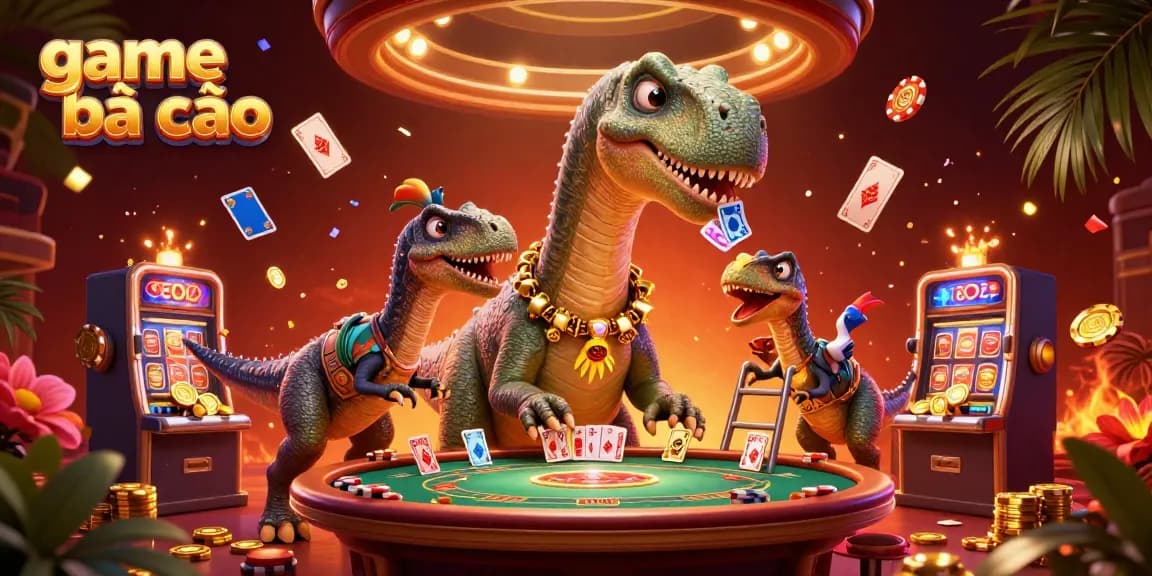 Engage in thrilling game bài cào with a dynamic poker scene featuring vibrant casino elements.