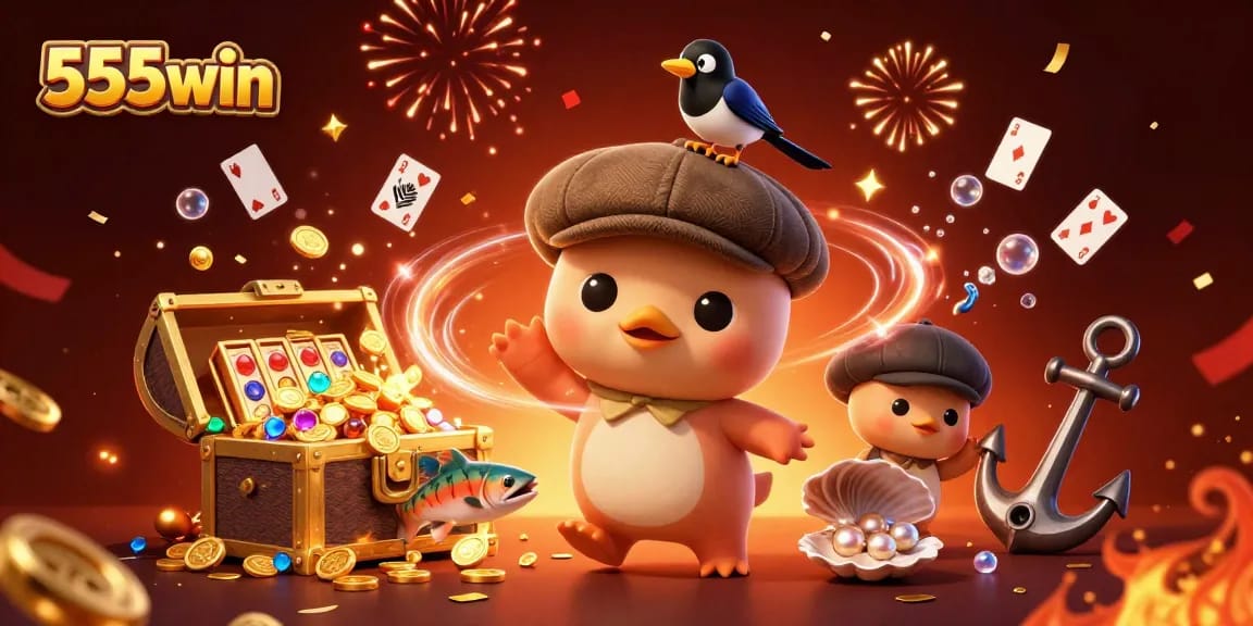 Experience thrilling gaming excitement with 555win at this vibrant online casino scene.