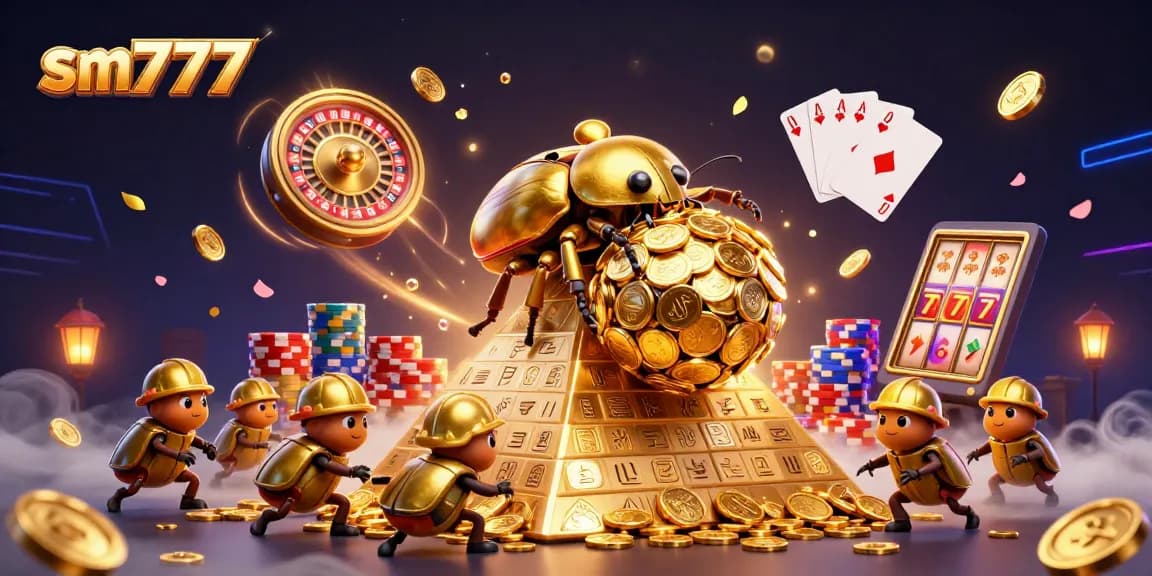 Experience the excitement at sm777 with golden coins and dynamic casino action.