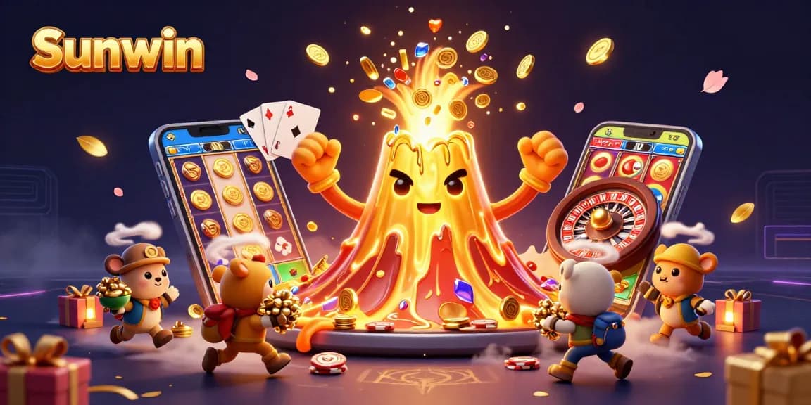 Experience thrilling gameplay at Sunwin with vibrant casino elements and treasure-filled adventures.
