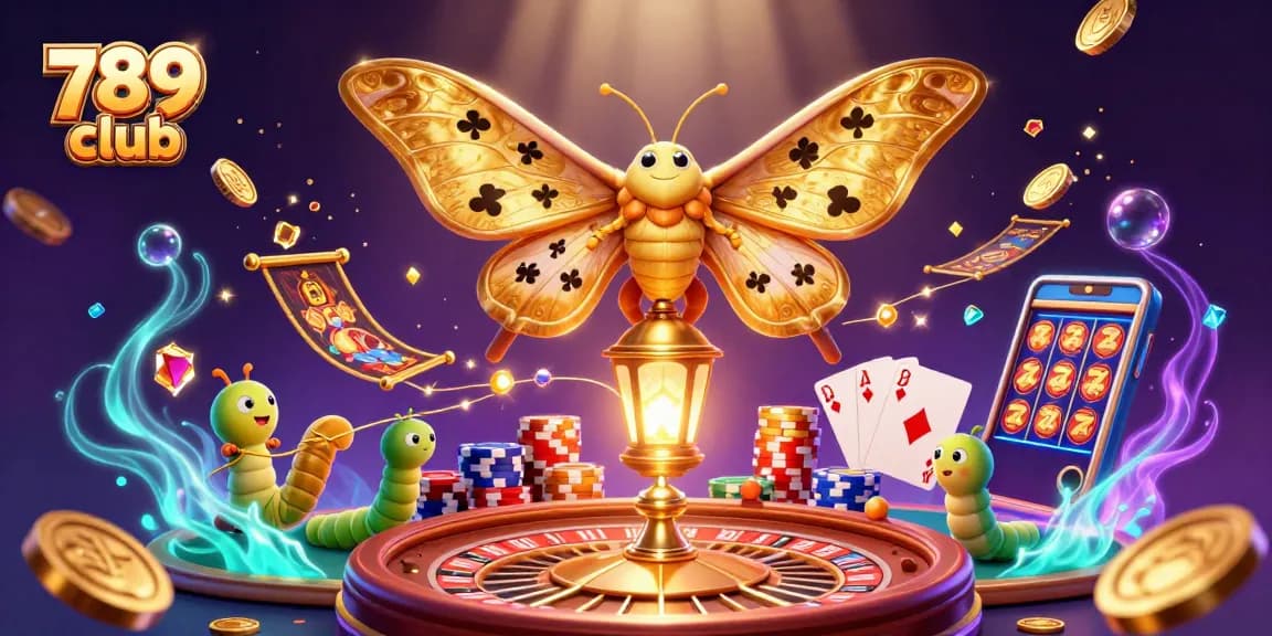 Experience thrilling wins at 789 club with vibrant casino scenes and golden elements.