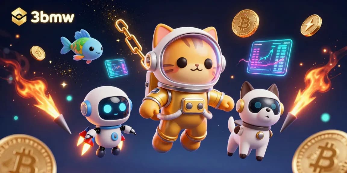 Engage with the thrilling Bitcoin experience at 33bmw, illustrated in a vibrant cosmic scene filled with alien creatures and dynamic elements.