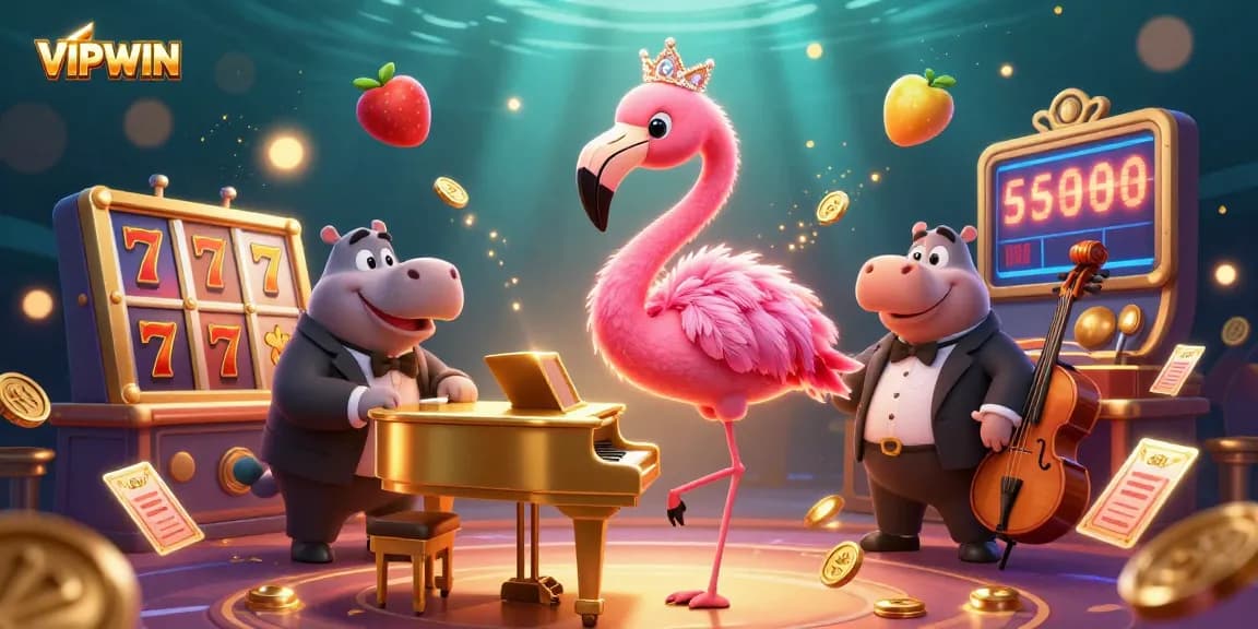 Experience thrilling gameplay at VIPWIN with vibrant casino elements and dynamic visuals