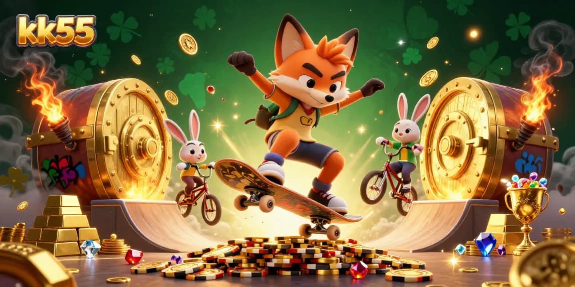 Experience the thrill of kk55 with vibrant casino-themed adventures and engaging characters.