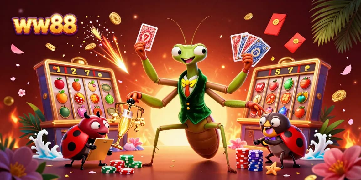 Experience the excitement of ww88 as the giant card sharp deals in a vibrant casino scene.