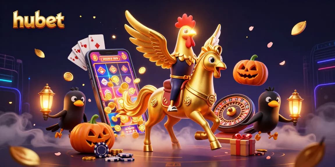 Experience thrilling gameplay at hubet with a colorful slot game and vibrant casino atmosphere.