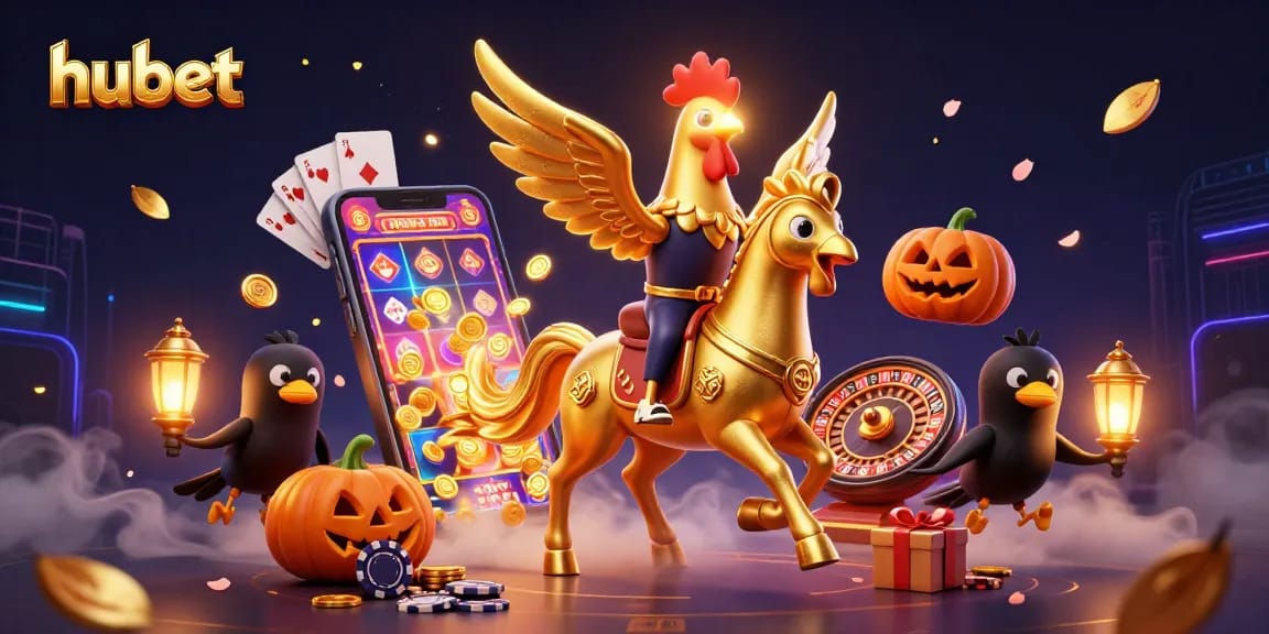 Experience thrilling gameplay at hubet with a colorful slot game and vibrant casino atmosphere.