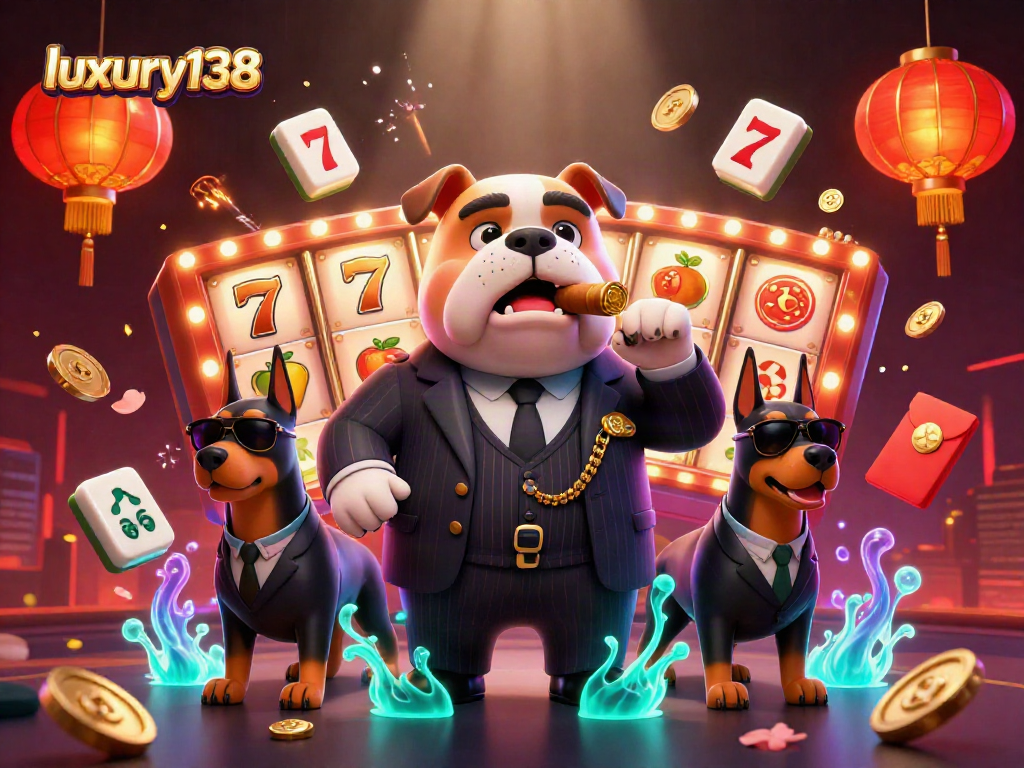 Experience thrilling games at luxury138 with vibrant slot reels and elite cartoon characters.