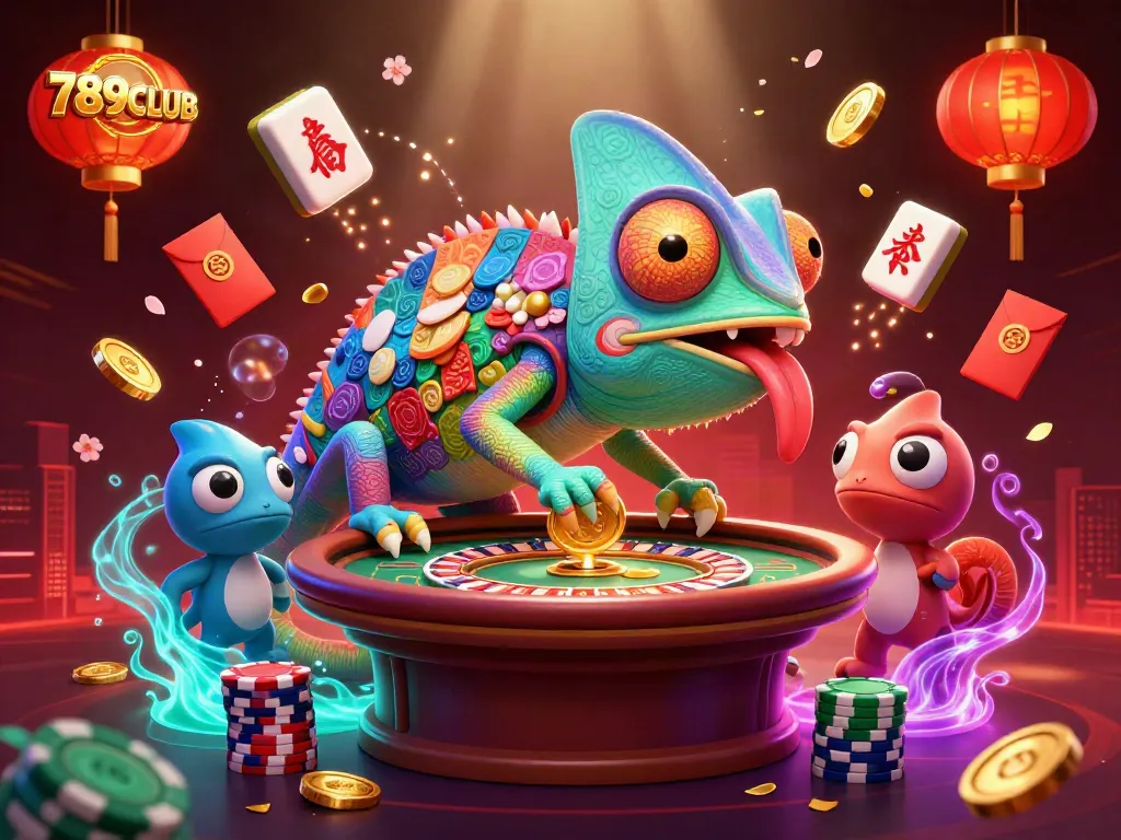 Experience winning excitement at 789CLUB with vibrant casino elements and rich 3D visuals.