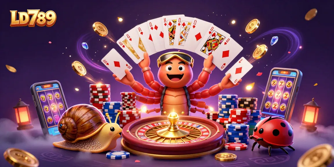 Engage in exciting gameplay at LD789 with vibrant casino characters and dynamic winning elements.