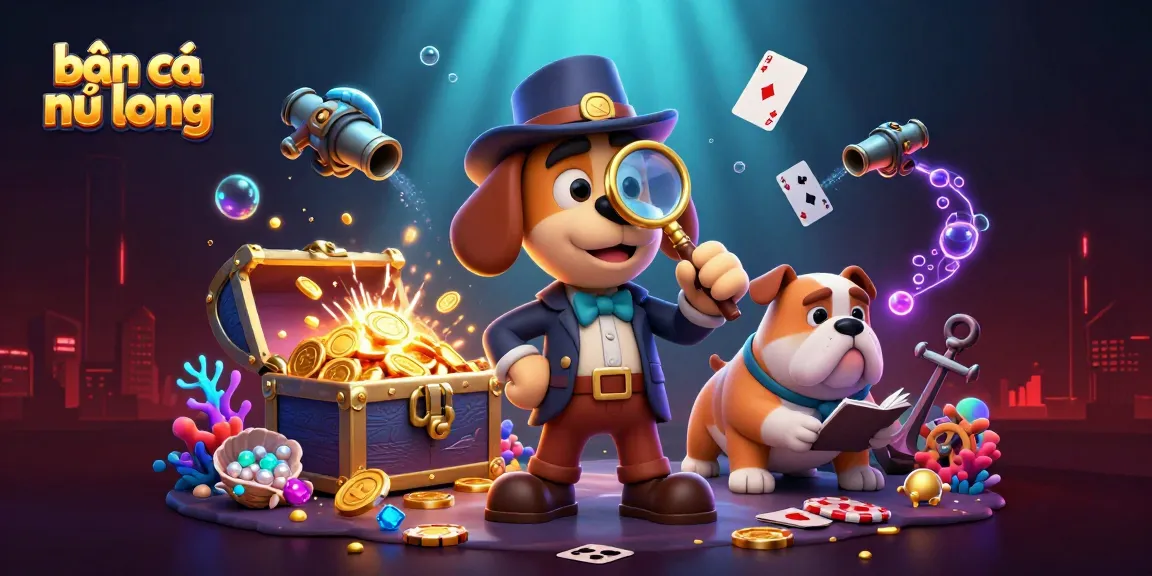 Engage with thrilling bắn cá ngũ long action featuring a detective and his companion discovering treasure.