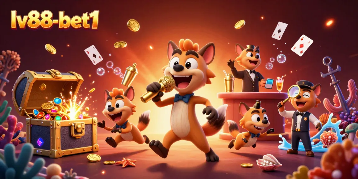 Experience thrilling laughs and action at lv88-bet1's animated comedy casino club.