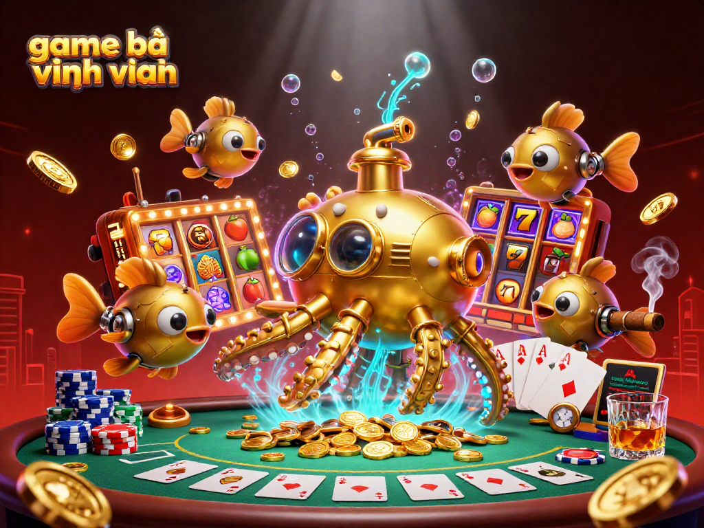 Spin the reels of game bài vĩnh xuân to chase massive jackpots amidst golden coins.