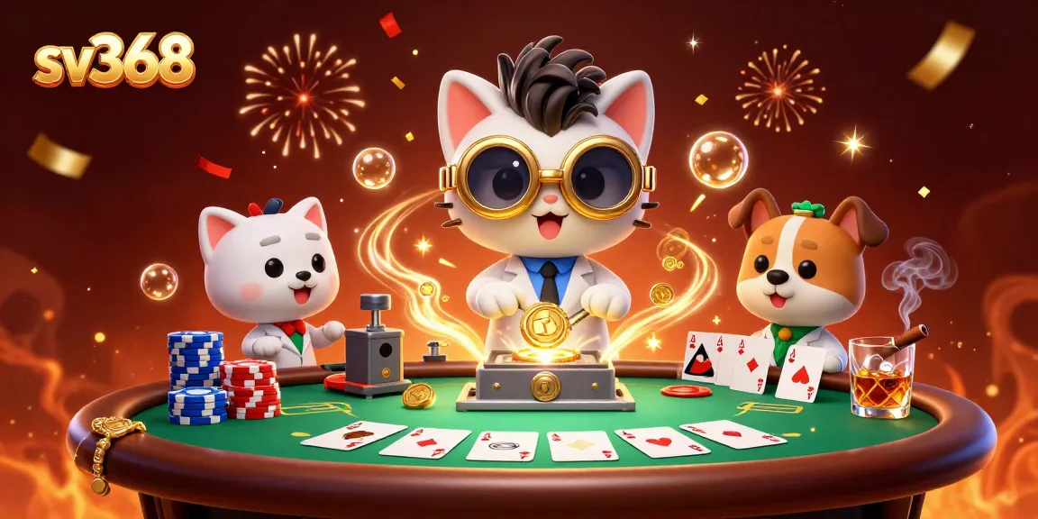 Experience thrilling gameplay with sv368's vibrant casino and poker scene.