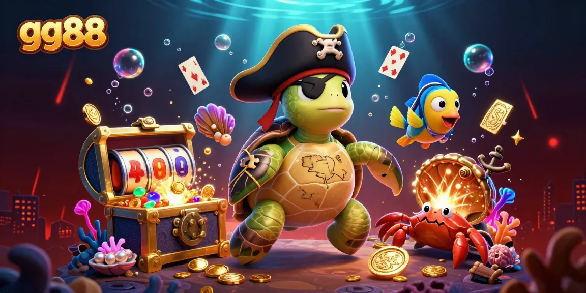 Experience thrilling online gaming with gg88's vibrant casino scene featuring rich treasures and games.