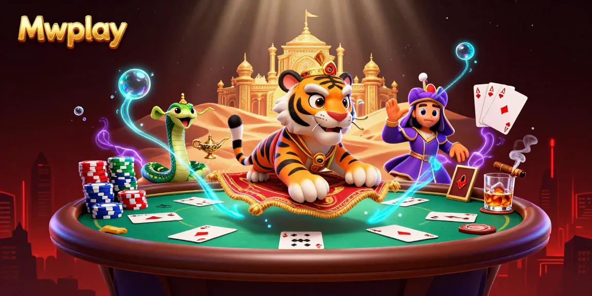 Experience the vibrant world of Mwplay with an Arabian-themed casino adventure full of rich gaming elements.