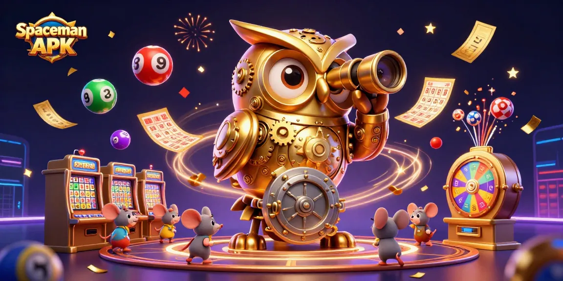 Mainkan Spaceman APK untuk menang besar dengan jackpot yang menarik dalam permainan slot luar angkasa.