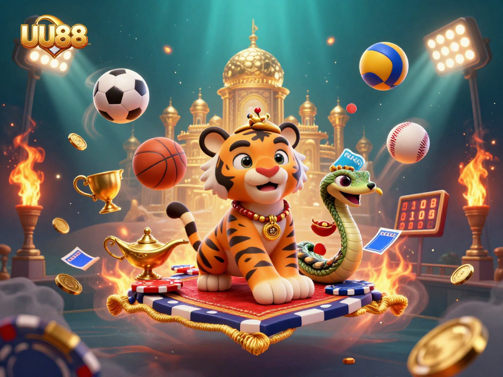 Experience thrilling betting adventures with UU88's vibrant casino scene full of dynamic sports elements.