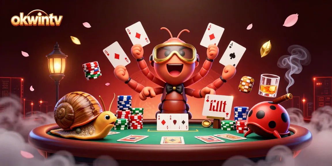 Place bets alongside OKWINTV in a vibrant poker scene with thrilling action.