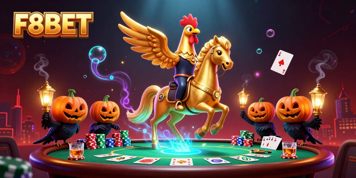 Engage with the thrilling F8BET casino action featuring a golden rooster and captivating game elements.