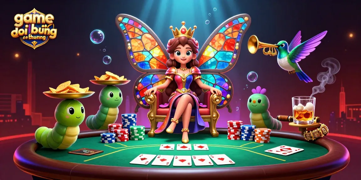 Engage in thrilling game bai doi thuong with vibrant characters and rich casino elements.