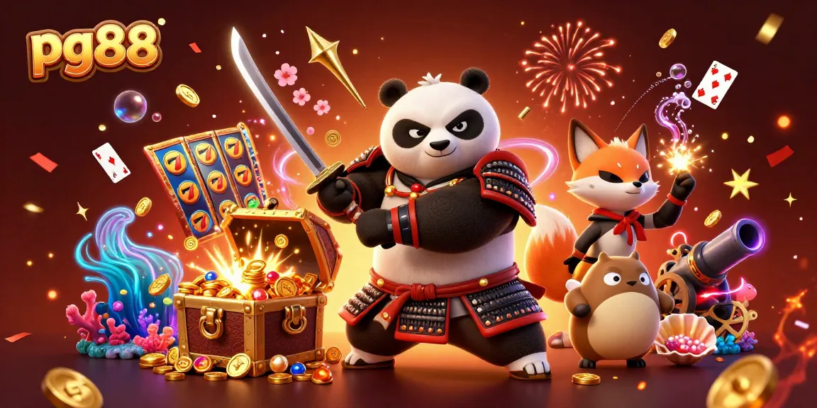 Experience luck with pg88 in this vibrant samurai panda slot game universe.