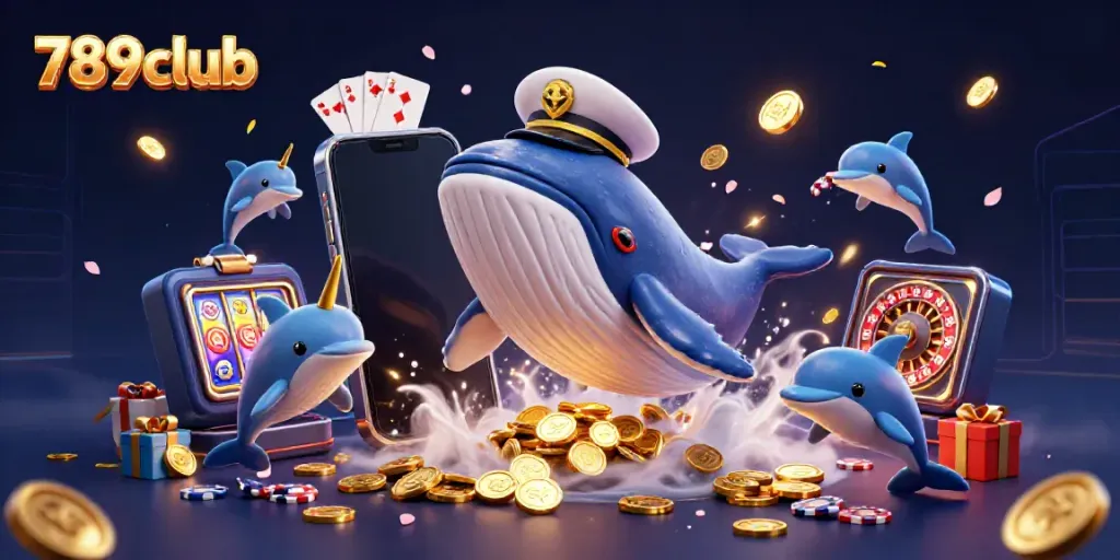 Experience the dynamic world of 789club with vibrant casino elements and playful characters in a breathtaking 3D illustration.