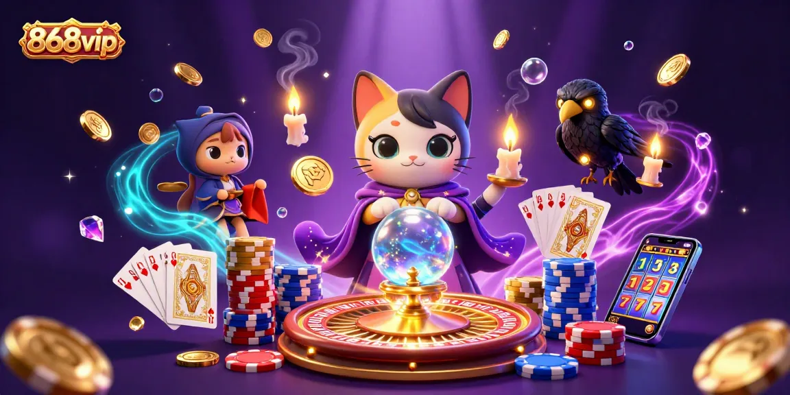 Immerse in 868vip’s vibrant casino world with mystical characters, winning animations, and exciting game elements.