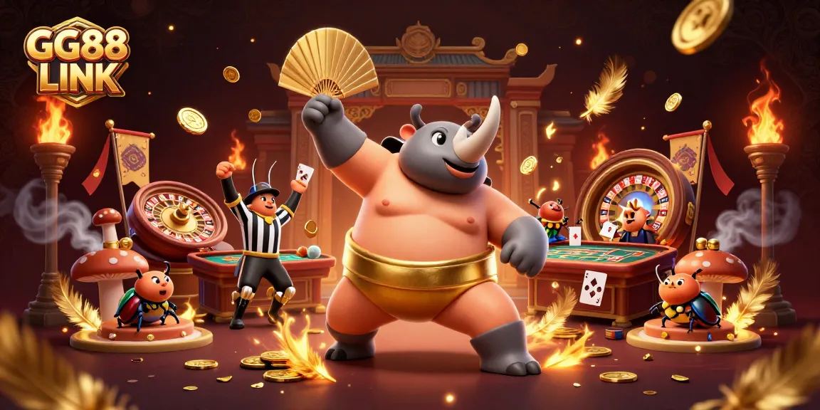 Engage with GG88 LINK for thrilling live casino action featuring vibrant characters and dynamic betting elements.