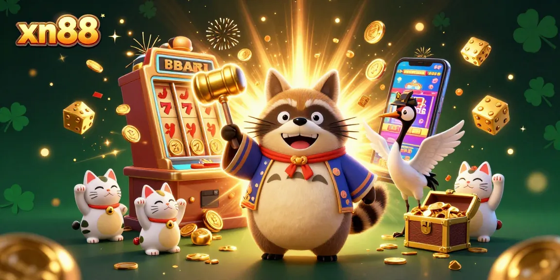 Spin and win big at xn88's vibrant casino scene with colorful characters!