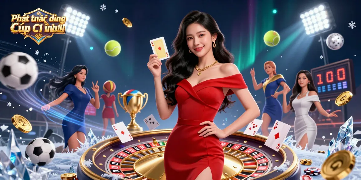 Experience Pht trc tip Cp C1 chu u with dynamic sports elements and a striking casino scene.