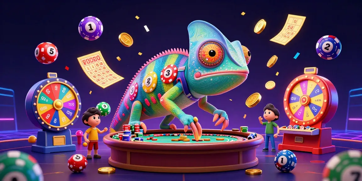 Experience thrilling gameplay at shbet with a vibrant casino scene featuring a playful chameleon owner.