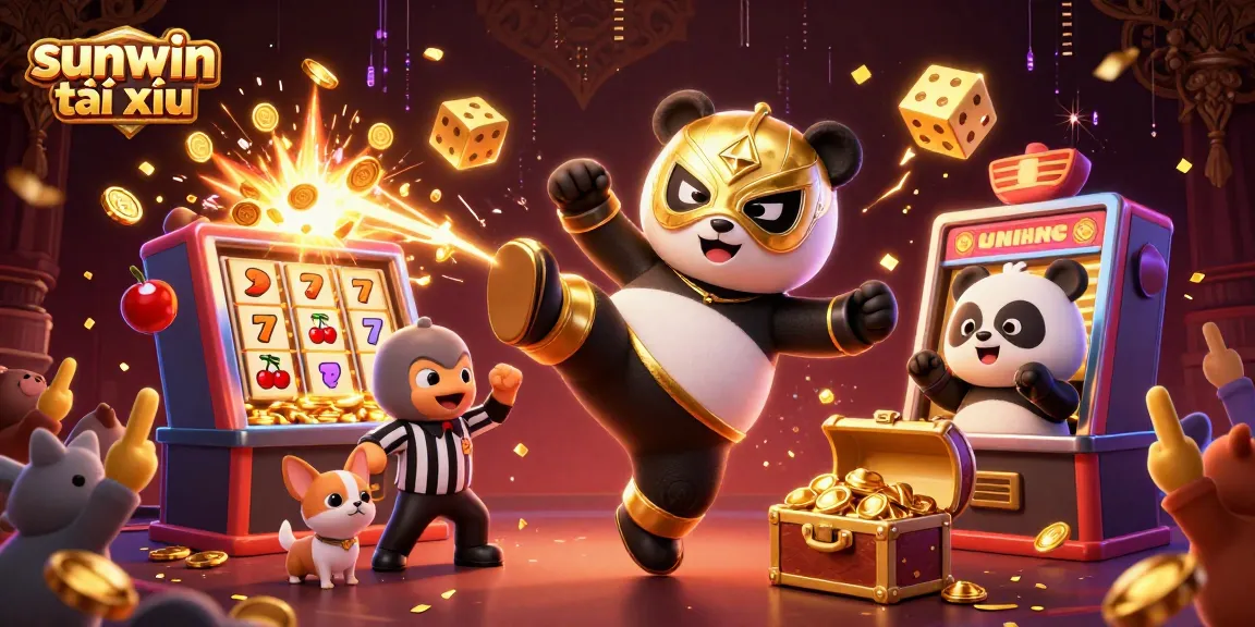 Experience thrilling gameplay with sunwin tài xỉu in a vibrant casino scene featuring colorful characters and dynamic elements.