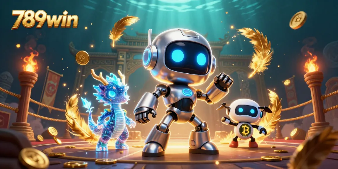 Experience the thrill of betting with 789win's dynamic casino illustration, featuring vibrant characters.