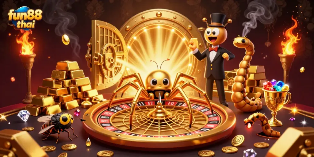 Engage with fun88 thai by betting on vibrant 3D casino games showcasing lavish gems and gold.
