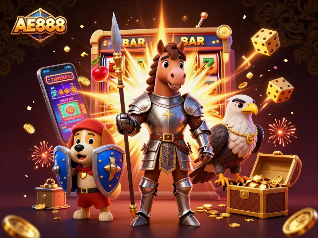 Experience thrilling jackpots with the vibrant entertainment of AE888's dynamic casino scene.