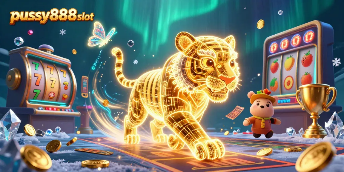 Experience thrilling action with pussy888slot in a vibrant digital casino scene filled with jackpot reels.