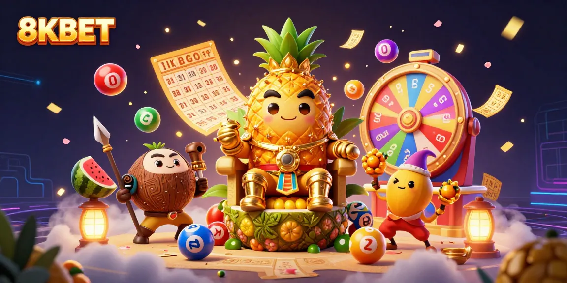 Engage with thrilling gameplay at 8KBET featuring vibrant casino elements and dynamic characters.