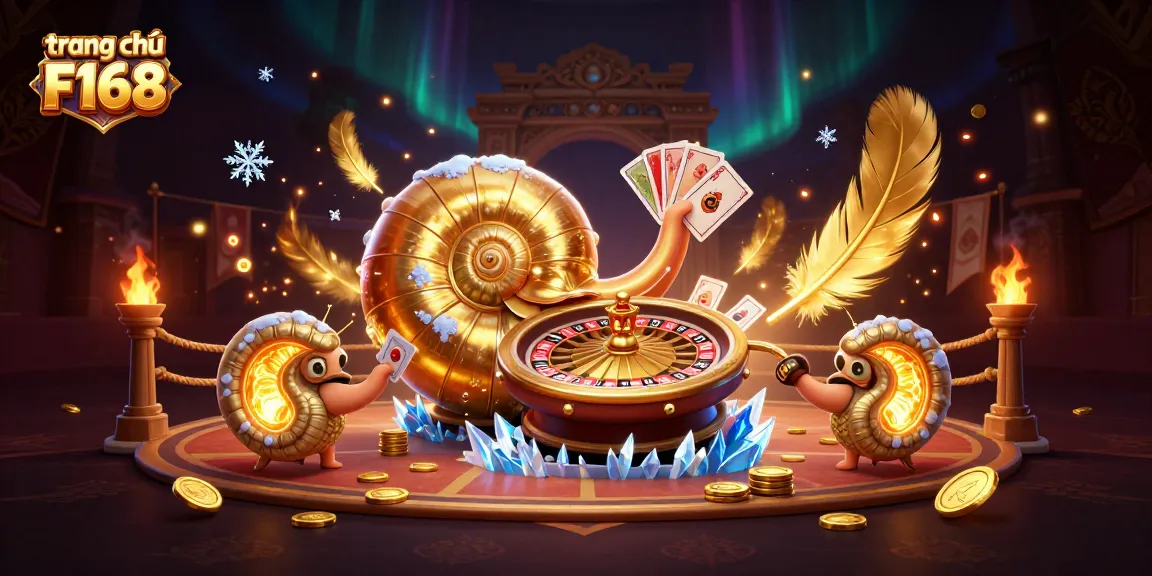 Experience the excitement of gambling at trang chủ F168 with a vibrant 3D casino illustration showcasing gaming action and colorful dynamics.