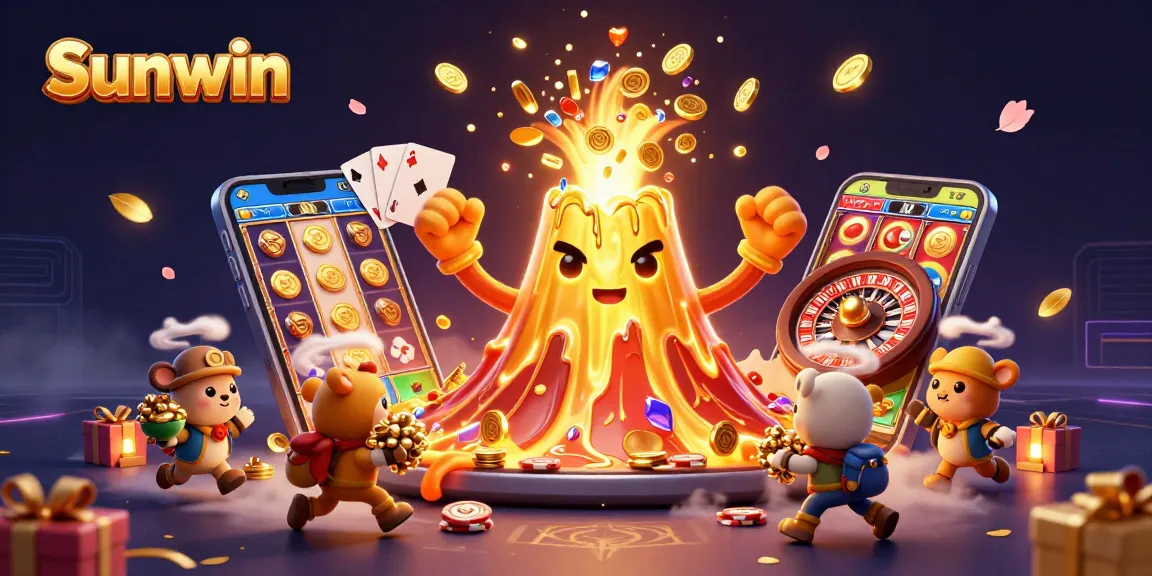 Experience thrilling gameplay at Sunwin with vibrant casino elements and treasure-filled adventures.