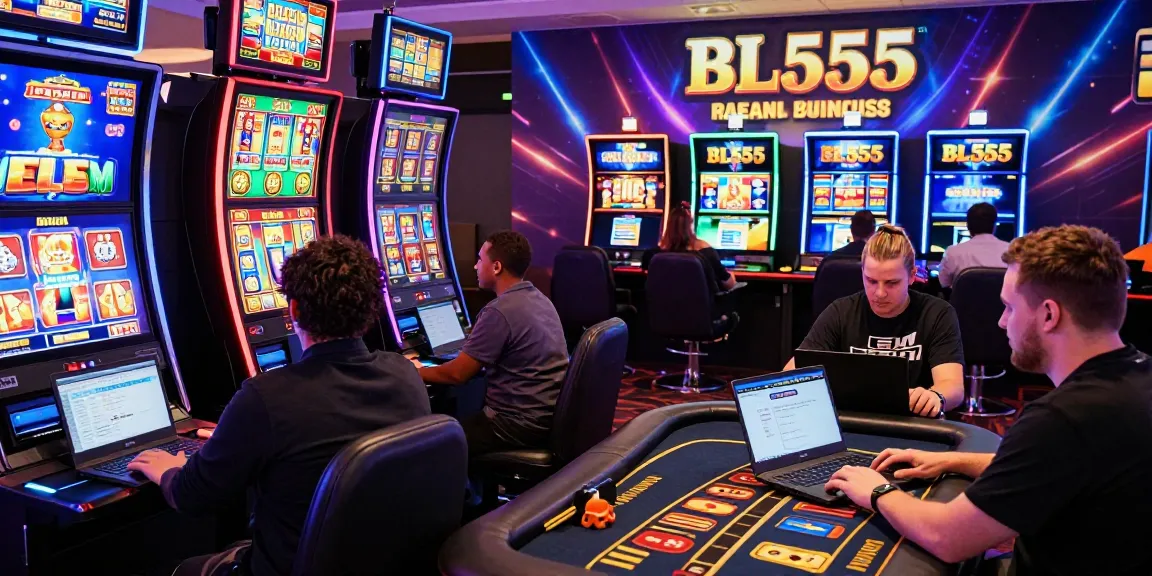 Players enjoying diverse games on BL555's vibrant online casino platform, highlighting interactive gaming experience.